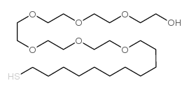 (11-巯基十一烷基)六(乙二醇)结构式