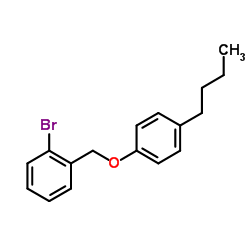 1-Bromo-2-[(4-butylphenoxy)methyl]benzene结构式