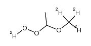 1-(Trideuteriomethoxy)ethyldeuterioperoxid Structure