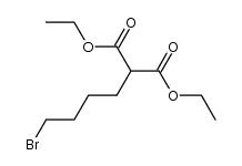 diethyl 2-(4-bromobutyl)propanedioate结构式