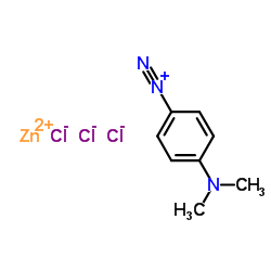 N,N-Dimethyl-1,4-phenylenediamine Diazonium Chloride Zinc Chloride Hydrate Structure