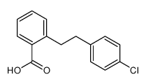 2-[2-(4-chlorophenyl)ethyl]benzoic acid Structure