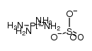 tetraammine-platinum(II) sulfate Structure