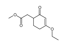 3-Cyclohexene-1-aceticacid,4-ethoxy-2-oxo-,methylester(9CI)结构式