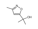 2-(3-methyl-5-isoxazolyl)-2-propanol结构式