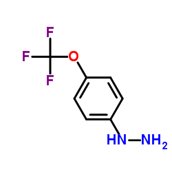 4-三氟甲氧基苯肼结构式