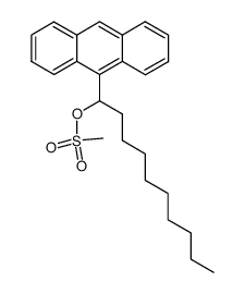 1-(anthracen-9-yl)decyl methanesulfonate结构式