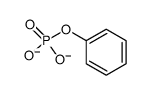 phenyl phosphate(2-) Structure
