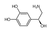 (S)-4-(2-amino-1-hydroxyethyl)pyrocatechol structure