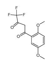 1-(2,5-二甲氧基苯基)-4,4,4-三氟丁烷-1,3-二酮结构式