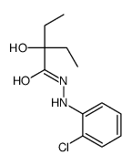 N'-(2-chlorophenyl)-2-ethyl-2-hydroxybutanehydrazide结构式
