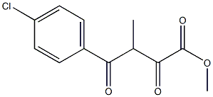 methyl 4-(4-chlorophenyl)-3-methyl-2,4-dioxobutanoate Structure