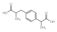 布洛芬羧酸(非对映异构体混合物)结构式