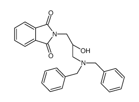 2-(3-(二苄基氨基)-2-羟丙基)异吲哚啉-1,3-二酮结构式