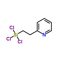 2-[2-(三氯硅基)乙基]嘧啶结构式
