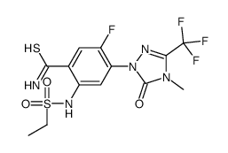 苯唑磺隆结构式