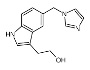 5-(1H-咪唑-1-甲基)-1H-吲哚-3-乙醇结构式
