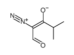 2-diazonio-4-methyl-3-oxopent-1-en-1-olate Structure