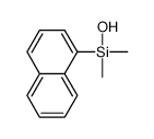 DIMETHYL(1-NAPHTHYL)SILANOL结构式