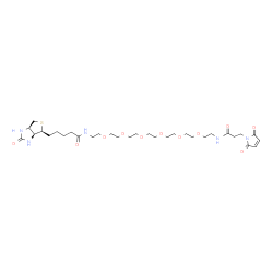 Biotin-PEG6-Mal结构式
