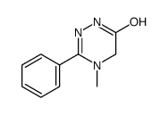 4-methyl-3-phenyl-1,5-dihydro-1,2,4-triazin-6-one结构式