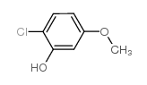 2-氯-5-甲氧基苯酚结构式