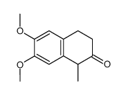 1-methyl-6,7-dimethoxy-2-tetralone Structure