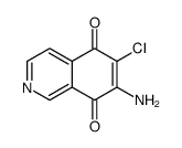 7-amino-6-chloroisoquinoline-5,8-dione结构式