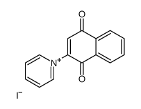 2-pyridin-1-ium-1-ylnaphthalene-1,4-dione,iodide结构式