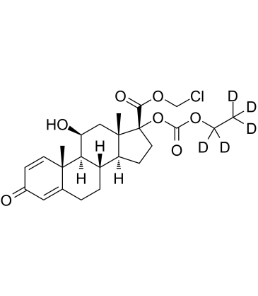 Loteprednol Etabonate D5 Structure