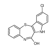 2-chloro-5,7-dihydroindolo[3,2-b][1,5]benzothiazepin-6-one Structure