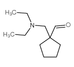 1-(二乙基胺甲基)环戊甲醛结构式