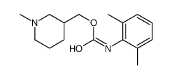 (1-methylpiperidin-3-yl)methyl N-(2,6-dimethylphenyl)carbamate Structure