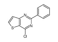 4-氯-2-苯基噻吩并[3,2-d]嘧啶结构式