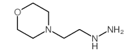 (2-吗啉-4-乙基)-肼结构式
