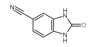 2,3-二氢-2- 氧代-1H-苯并咪唑-5-腈结构式