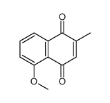 5-methoxy-2-methylnaphthalene-1,4-dione Structure