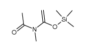 N-Methyl-N-[1-(trimethylsiloxy)vinyl]acetamid Structure