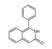1-phenyl-2H-isoquinolin-3-one结构式