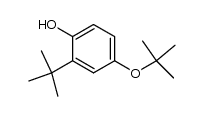 2-t-Butyl-4-t-butoxyphenol Structure