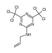 allyl-(4,6-bis-trichloromethyl-[1,3,5]triazin-2-yl)-amine结构式