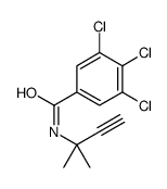 3,4,5-trichloro-N-(2-methylbut-3-yn-2-yl)benzamide结构式