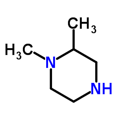 1,2-二甲基哌嗪结构式