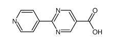 5-Pyrimidinecarboxylic acid, 2-(4-pyridinyl)- (9CI) structure