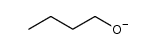 butan-1-ol, deprotonated form结构式