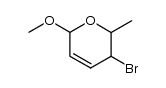3-bromo-6-methoxy-2-methyl-3,6-dihydro-2H-pyran Structure