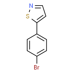5-(4-BROMO-PHENYL)-ISOTHIAZOLE Structure