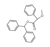 benzhydryl 2-methoxy-2-phenylacetate Structure