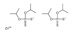 zinc bis(O,O-diisopropyl) bis(dithiophosphate) Structure