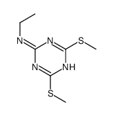 N-ethyl-4,6-bis(methylsulfanyl)-1,3,5-triazin-2-amine Structure